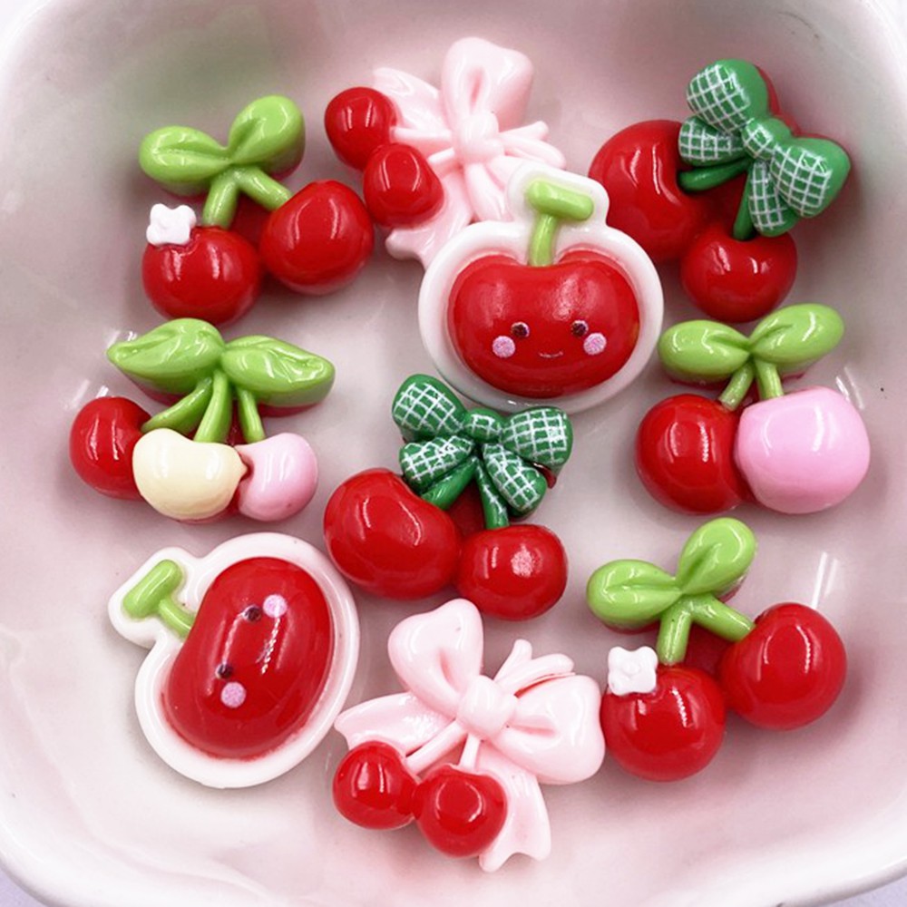 Paradise Jewelry & Watches Llc Photos - 24pcs Colorful Kawaii Cartoon Bowknort Red