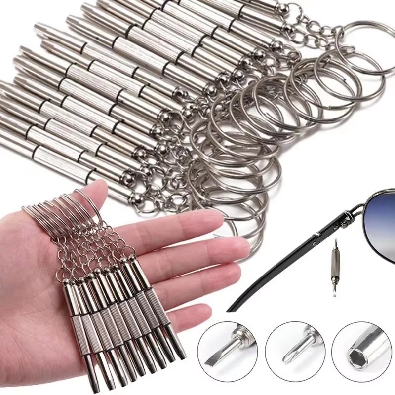 Watch Repair Tool Kit - 2-12pcs Glasses Screwdriver Eyeglass Screwdriver Watch