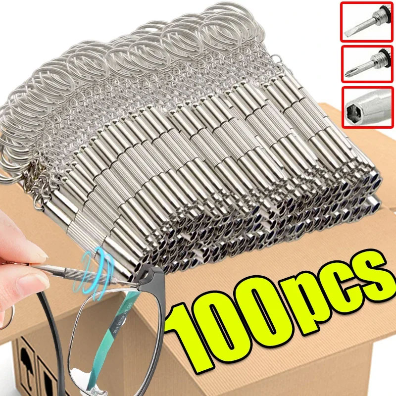 Watch Repair Tool Kit - Steel Glasses Screwdriver Eyeglass Screwdriver Watch