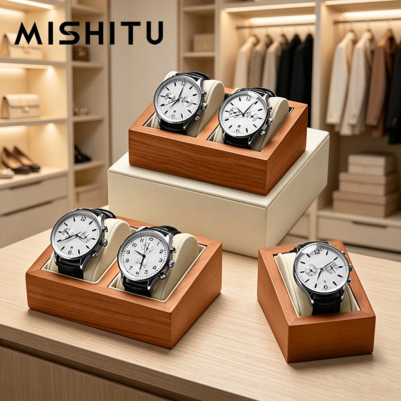 Watch Display Box - MISHITU Solid Wood Watch Storage Box