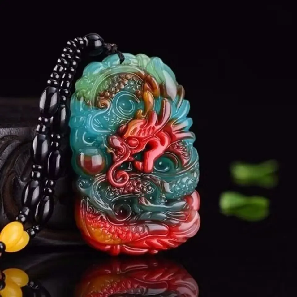 Luxury Gifts Jewelry & Watches Namfleg Mostar - Real Jade Dragon Pendant Necklace Pendants