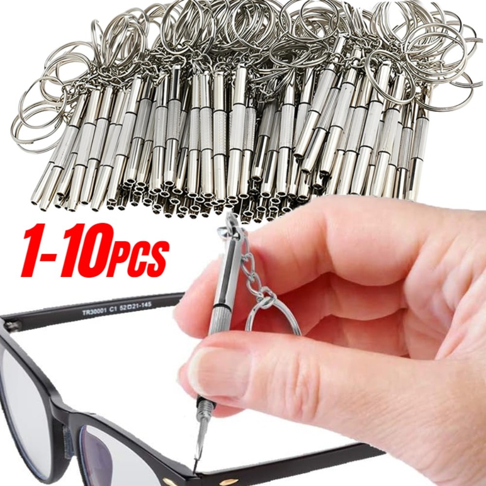 Watch Repair Tool Kit - Steel Glasses Screwdriver Eyeglass Screwdriver Watch
