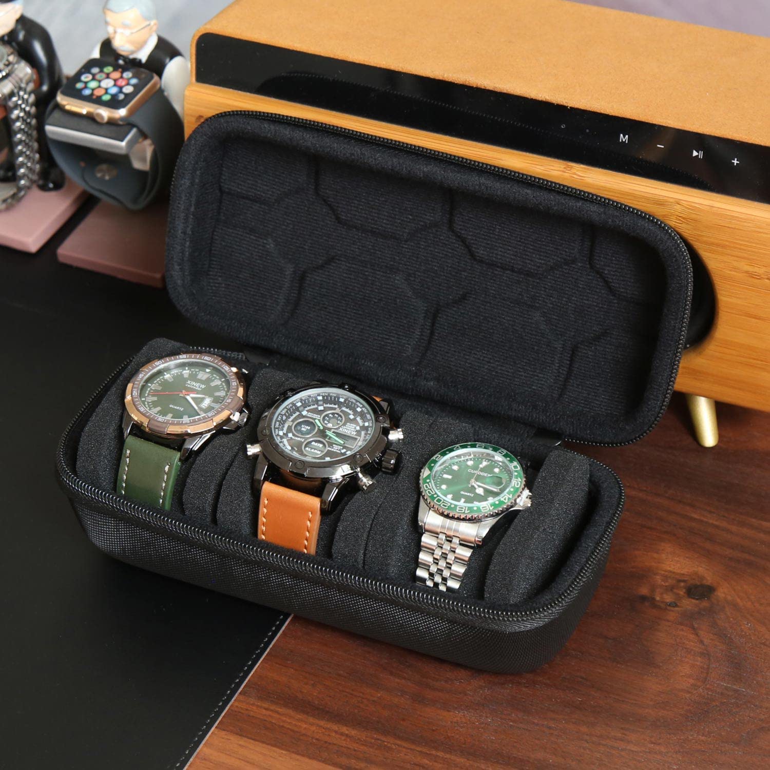 Watch Display Box - Watch Box Organizer For Men or