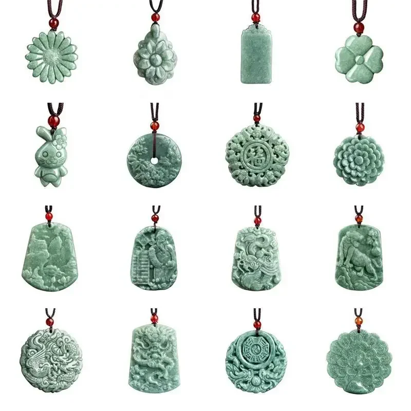 Luxury Gifts Jewelry & Watches Namfleg Mostar - Green Burmese Jadeite Pendant Designer Fashion