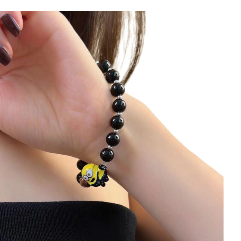 Luxury Gifts Jewelry & Watches Namfleg Mostar - Minimalist Minion Beaded Bracelet | Cute