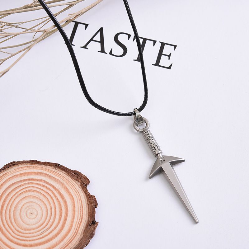 Hip Hop Chain Necklace - Naruto Necklace Minato Kunai Pendant Anime