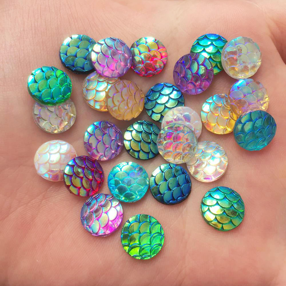 Paradise Jewelry & Watches Llc Photos - Shiny 100Pcs AB Resin 10mm Round
