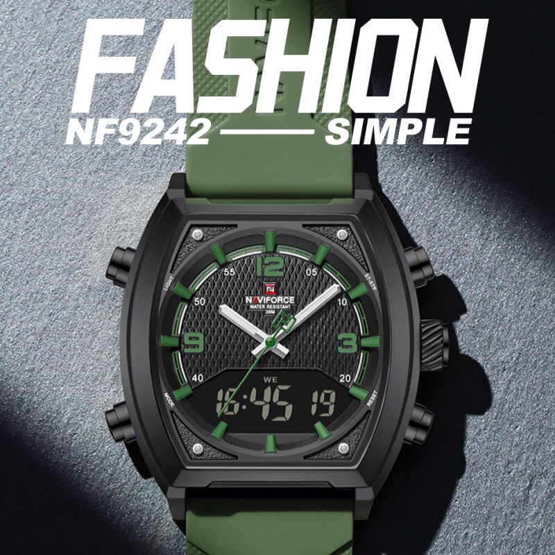 NAVIFORCE Men Dual Display Wat - Watch Display Box recension och pris