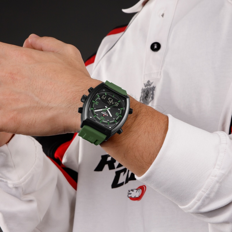 NAVIFORCE Men Dual Display Wat - Watch Display Box recension och pris