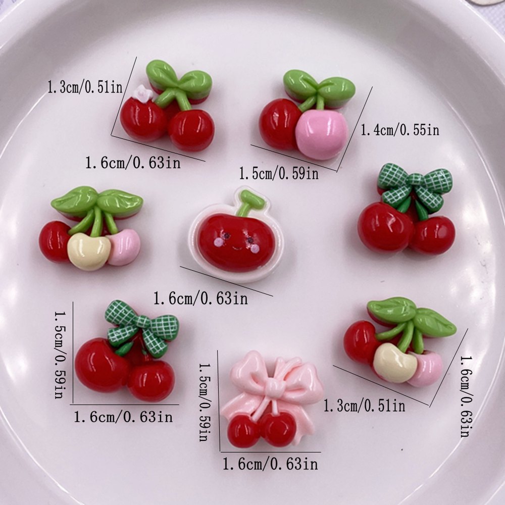 24pcs Colorful Kawaii Cartoon  - Paradise Jewelry & Watches Llc Photos recension och pris