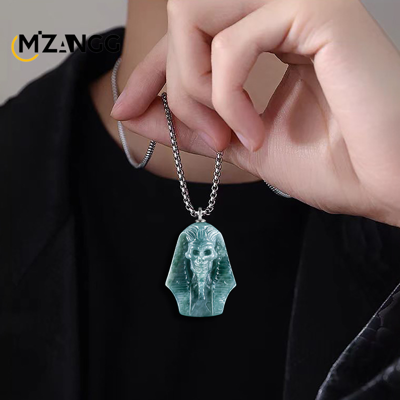Natural A Goods Blue Water Jad - Hip Hop Chain Necklace recension och pris