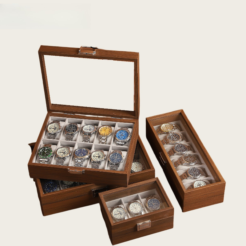 Wood Grain Watch Box 2/3/6/10  - Watch Display Box recension och pris