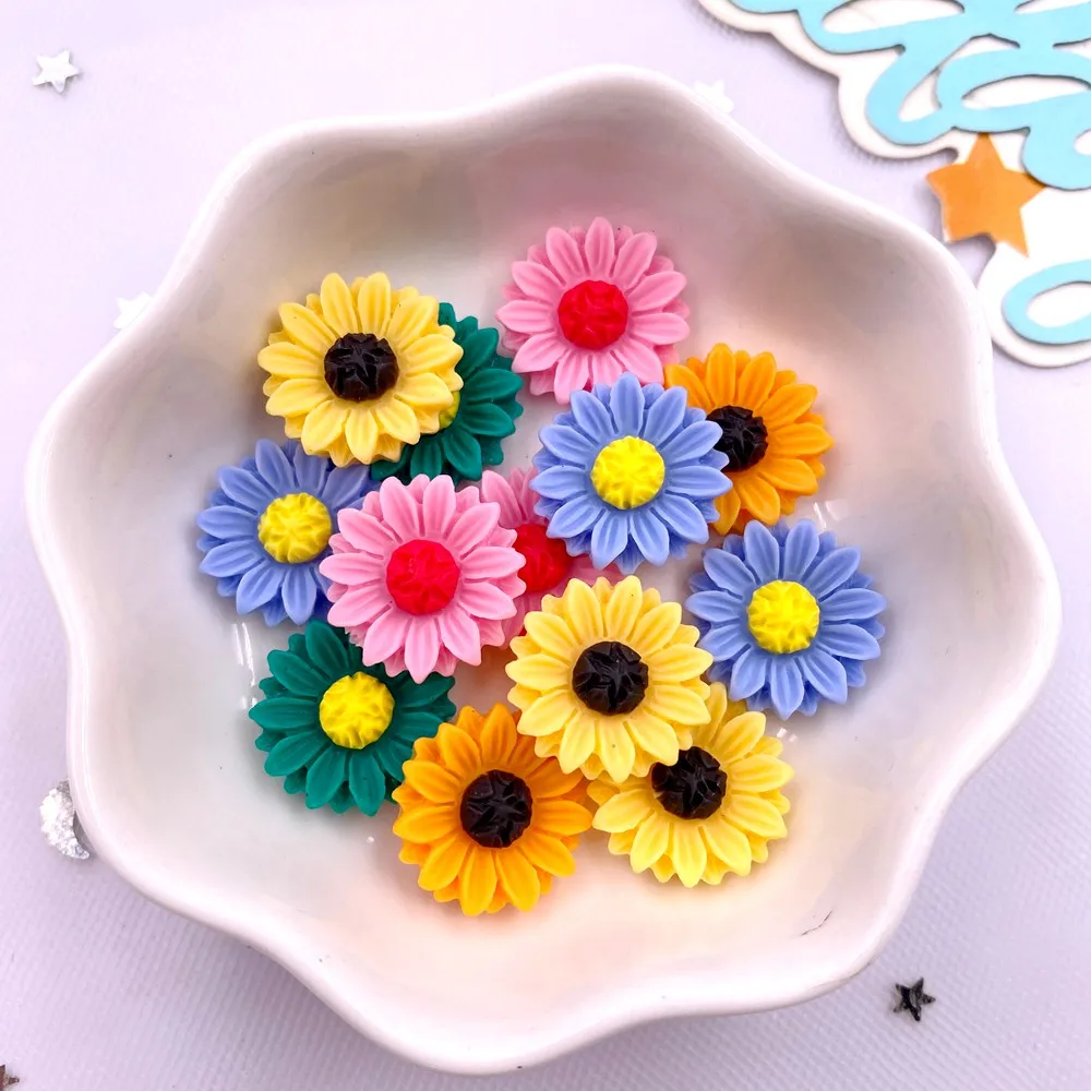 30Pcs Resin Colorful 15mm Sunf - Paradise Jewelry & Watches Llc Photos recension och pris