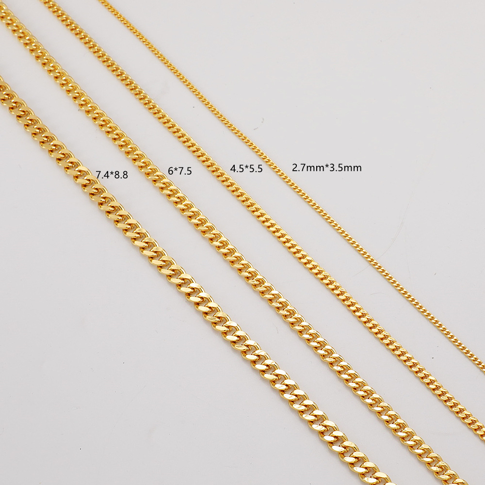 WT-BC202 European Hip-hop 18K  - Hip Hop Chain Necklace recension och pris
