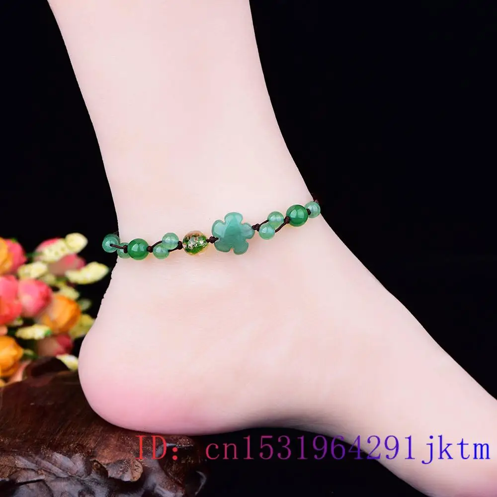 Jade Flower Anklets for Women  - Luxury Gifts Jewelry & Watches Namfleg Mostar recension och pris