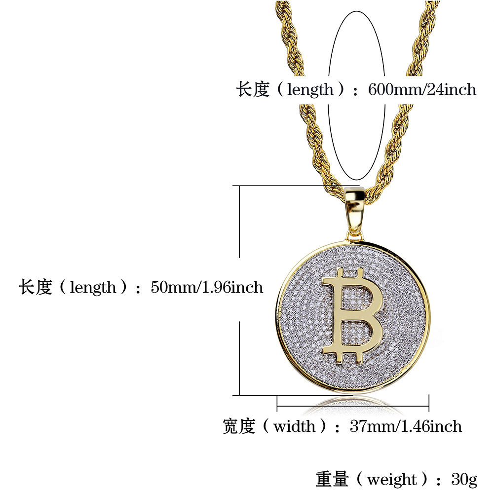 Chinese Style Lucky Wealth Att - Hip Hop Chain Necklace recension och pris