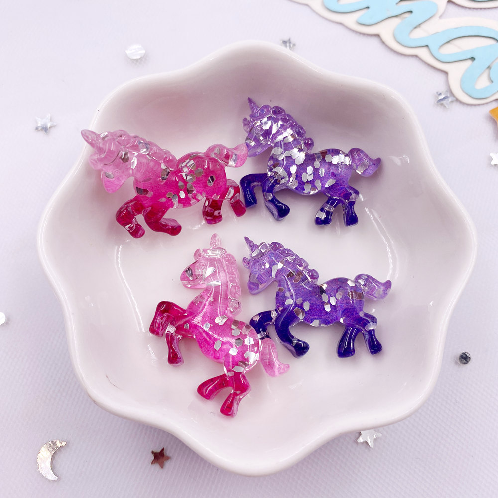 6PCS Colorful Resin Glitter 3D - Paradise Jewelry & Watches Llc Photos recension och pris