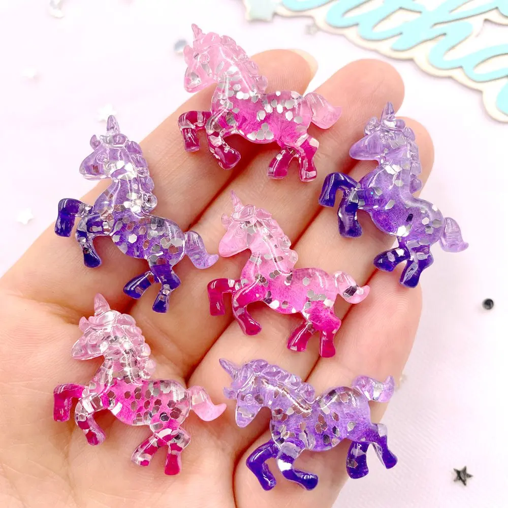 6PCS Colorful Resin Glitter 3D - Paradise Jewelry & Watches Llc Photos recension och pris