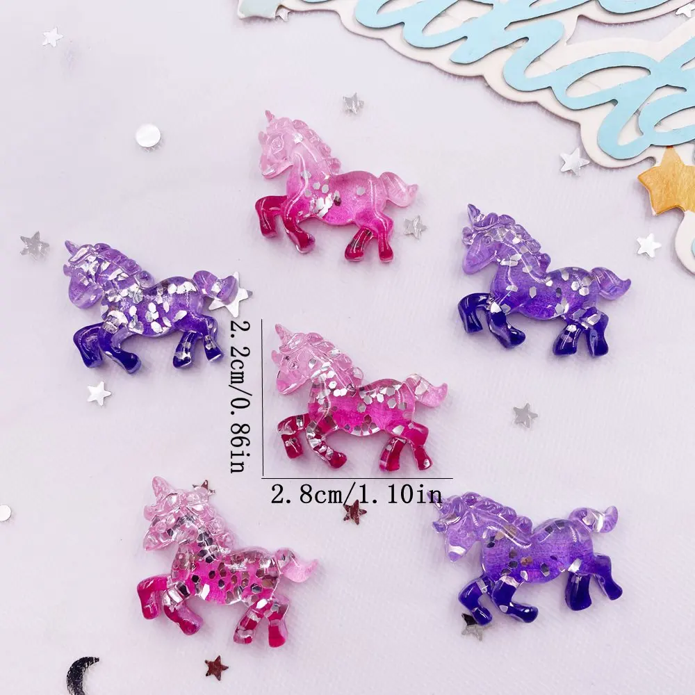 6PCS Colorful Resin Glitter 3D - Paradise Jewelry & Watches Llc Photos recension och pris