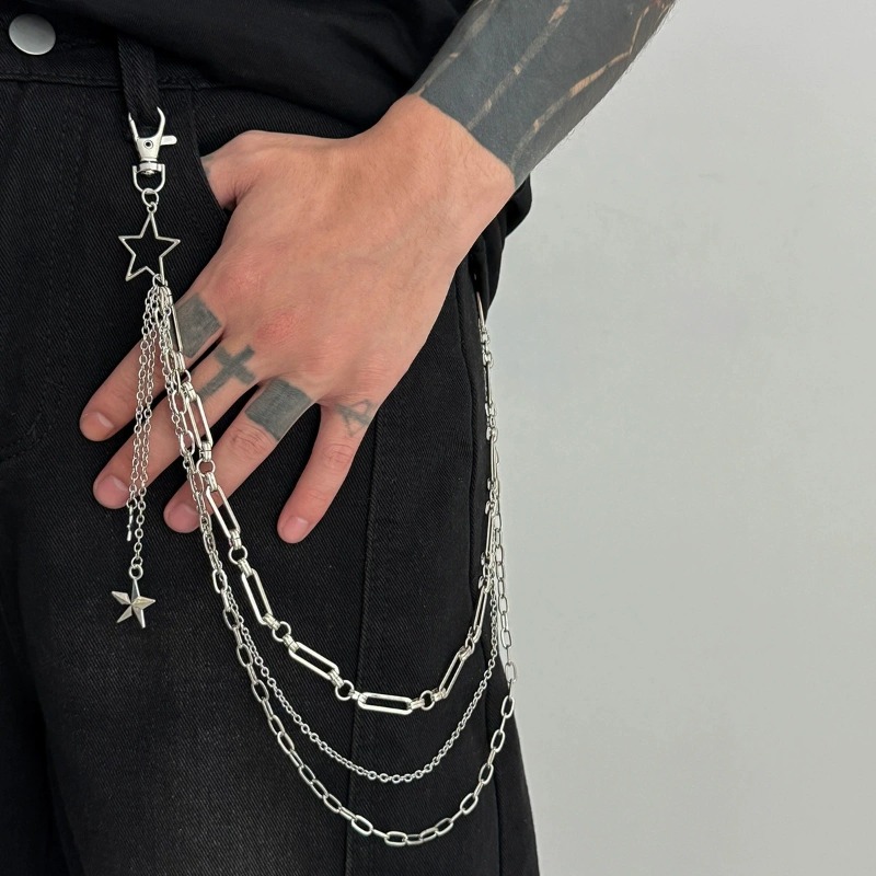 Men Women Hip Hop Double Layer - Hip Hop Chain Necklace recension och pris