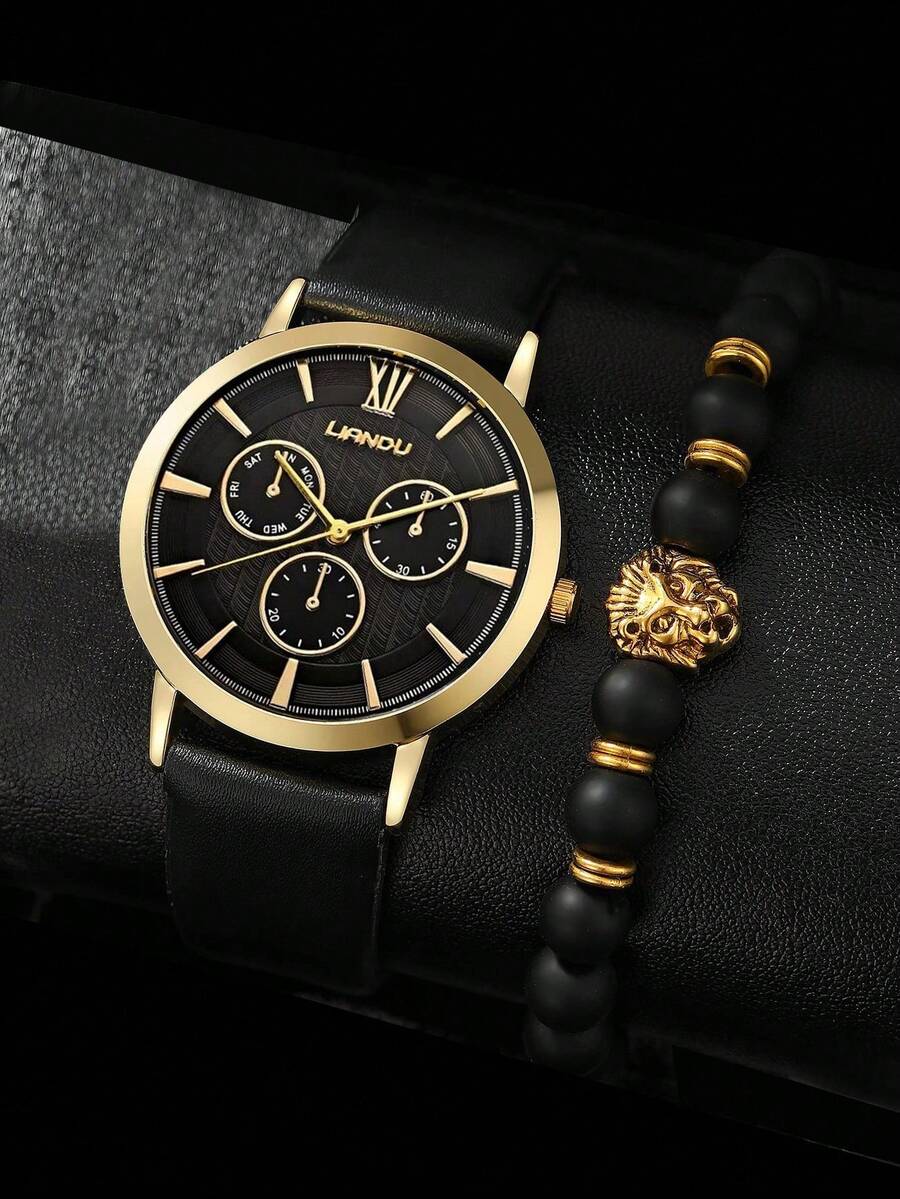 LIANDU LIANDU 1 Set Men's Fash - Jewelry Bracelet Watches recension och pris