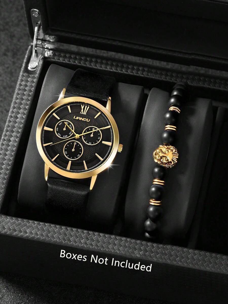 LIANDU LIANDU 1 Set Men's Fash - Jewelry Bracelet Watches recension och pris