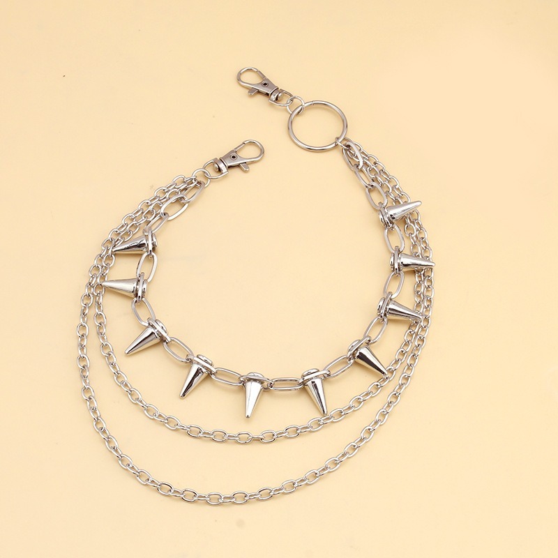 Hip Hop Punk Rock Metal Pants  - Hip Hop Chain Necklace recension och pris