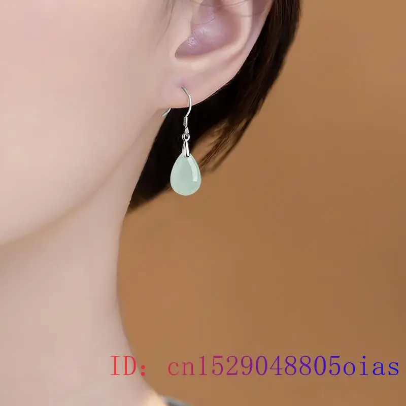 Burmese Jade Water Drop Earrin - Luxury Gifts Jewelry & Watches Namfleg Mostar recension och pris