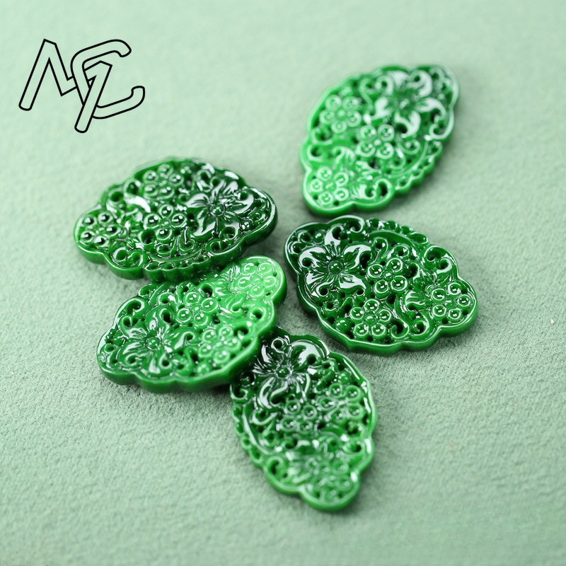 2pcs DIY Natural Dry Green Eme - Luxury Gifts Jewelry & Watches Namfleg Mostar recension och pris