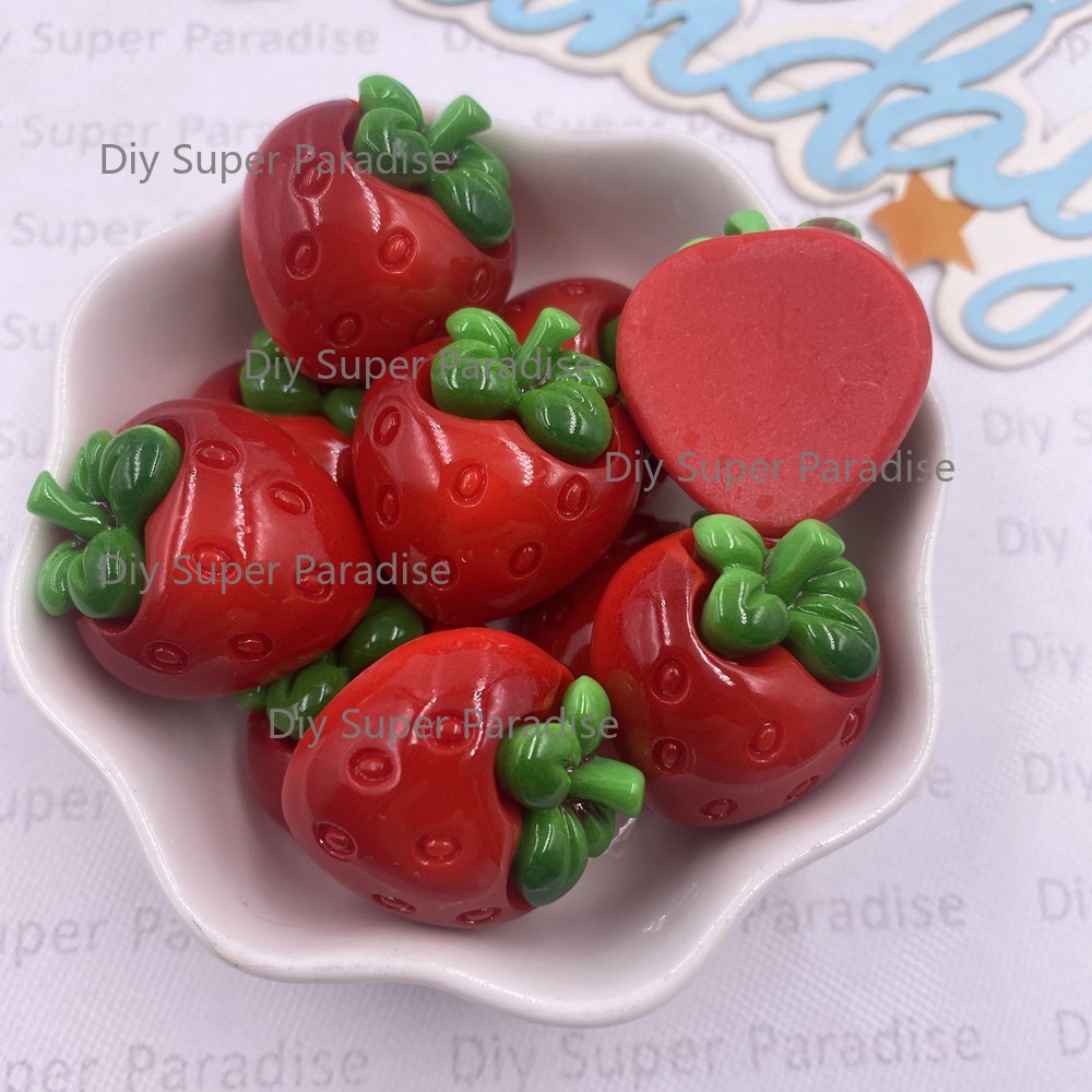 8PCS Resin Kawaii Colorful Red - Paradise Jewelry & Watches Llc Photos recension och pris