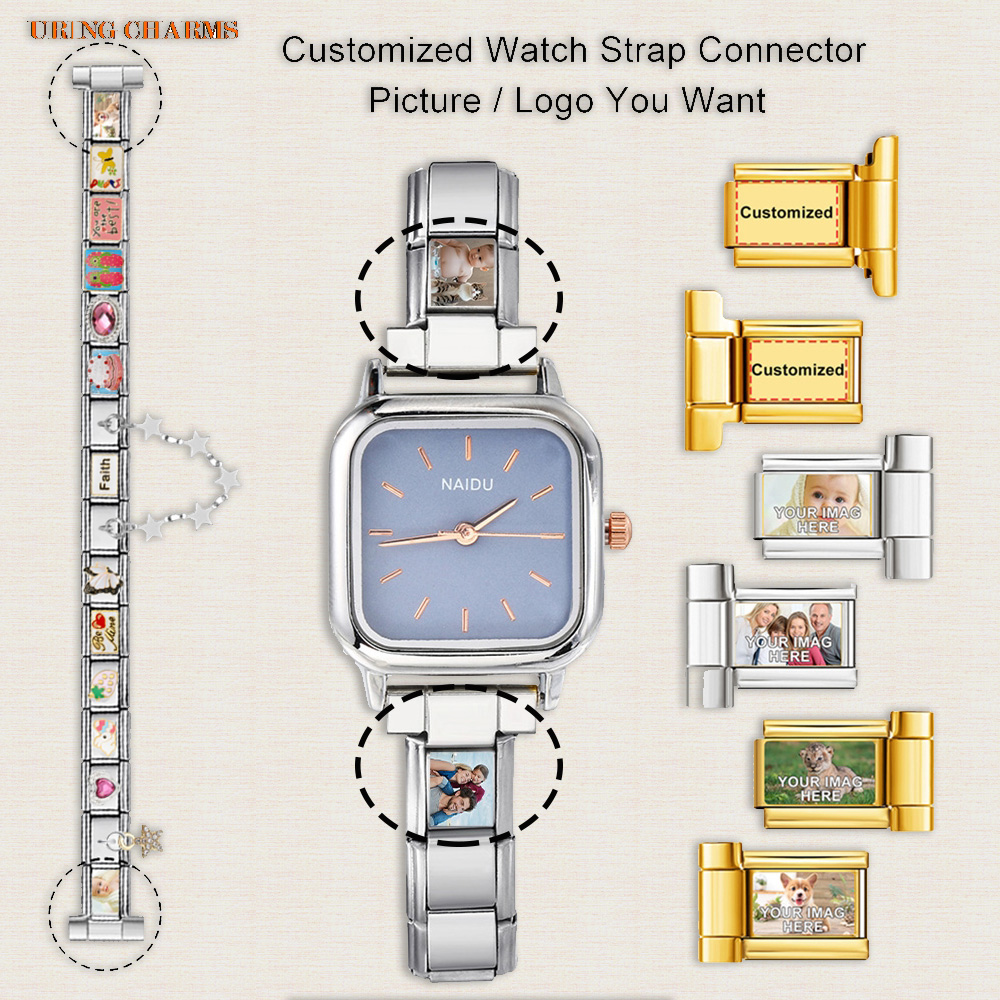 1 pair Picture Logo Customized - Italian Jewelry Watches recension och pris