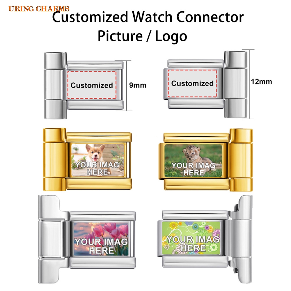 1 pair Picture Logo Customized - Italian Jewelry Watches recension och pris