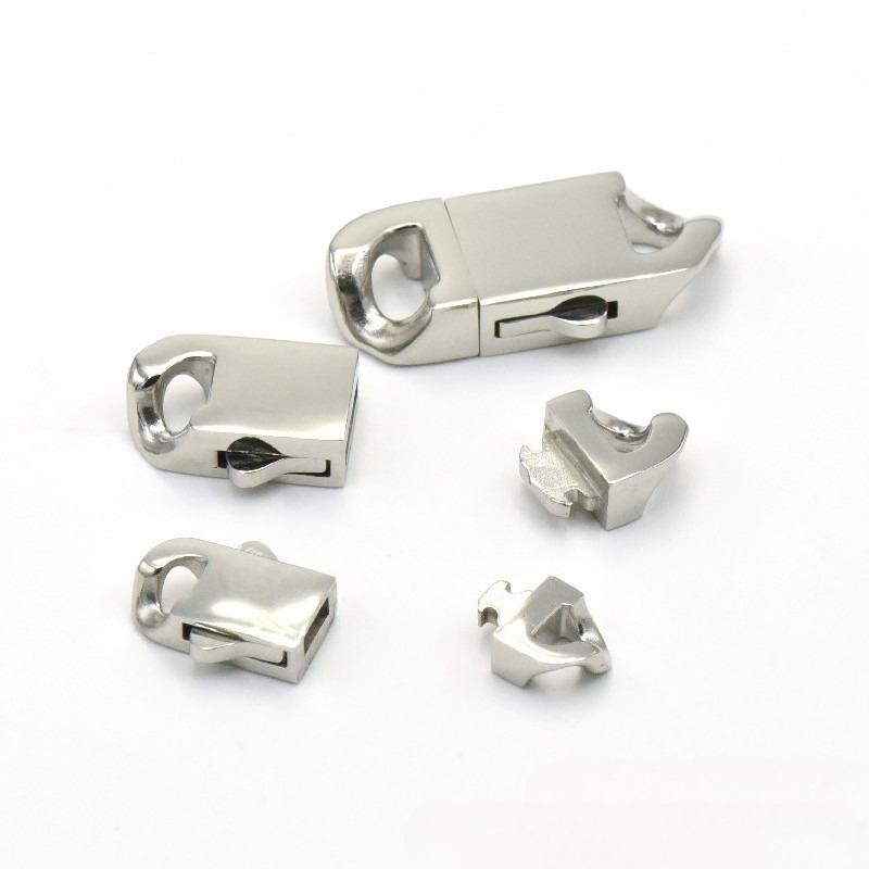 Stainless Steel Spring Clasp L - Hip Hop Chain Necklace recension och pris