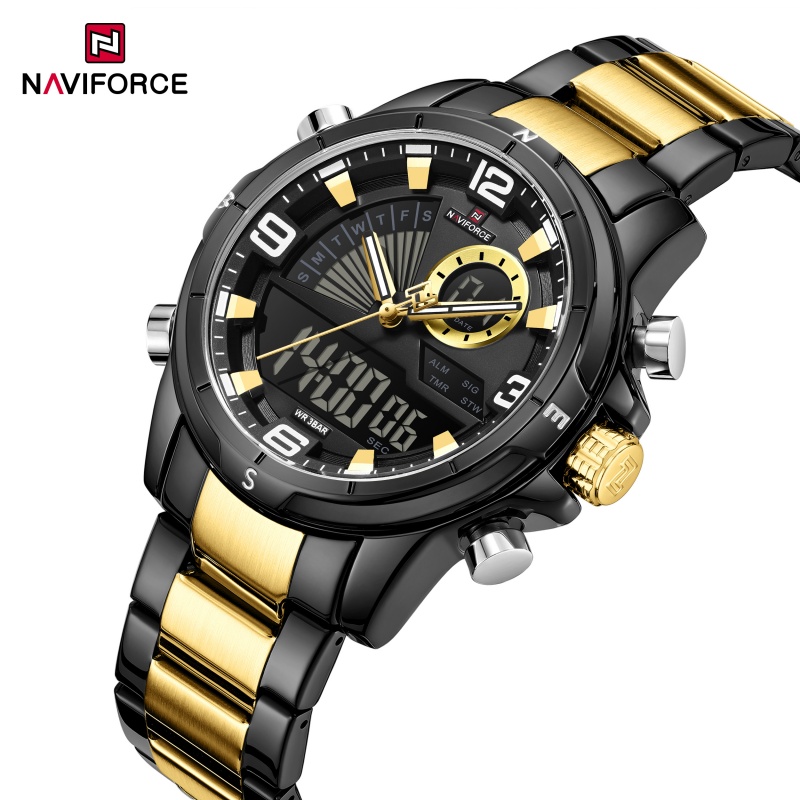 NAVIFORCE Men Dual Display Wat - Watch Display Box recension och pris