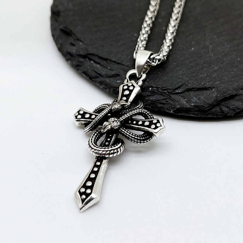 Vintage Two Tone Snake Wrapped - Hip Hop Chain Necklace recension och pris